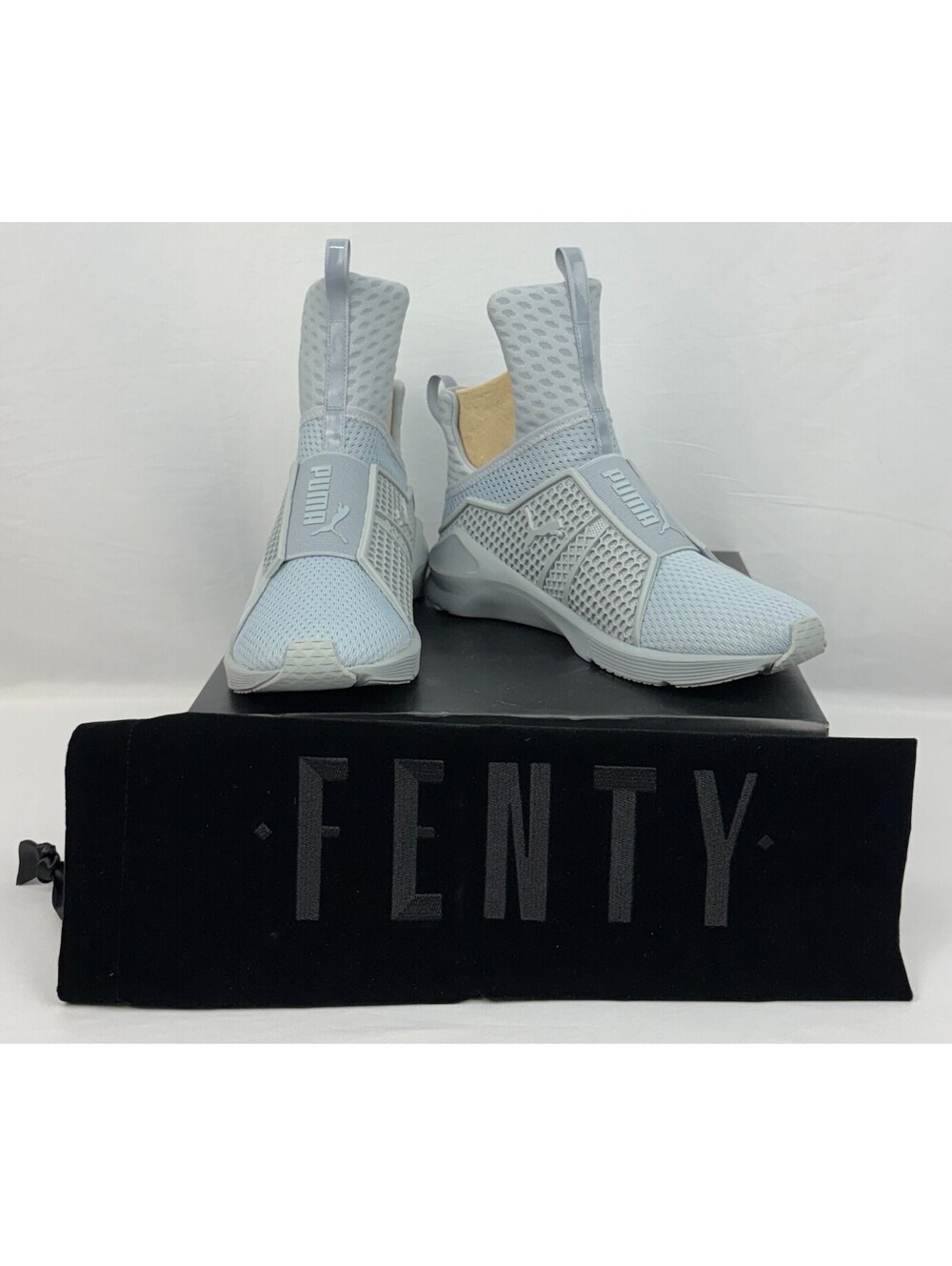 Puma x Fenty Women's Sz US 8.5 Quarry Grey Trainers Sneakers 189695-04